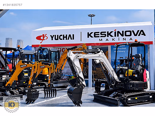 KESKİNOVA dan YUCHAİ 4 TON ESKAVATÖR JAPON YANMAR MOTOR