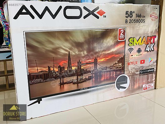 Awox / AWOX 147 EKRAN SMART WİFİ 4K TV at  - 1146835775