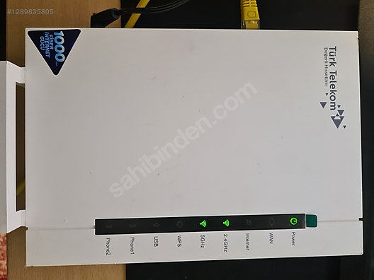 ZTE ZXHN H3600 Türk Telekom Fiber Wifi6 Modem sahibinden.comda