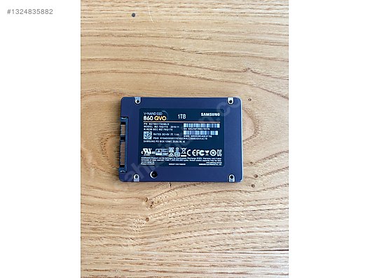 中古　Samsung 860 QVO 1TB SSD Samsung 860 QVO 1TB SATA SSD - Sağlıklı, Temiz sahibinden.comda