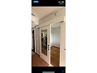 Aynalı leke kapı sürgülü