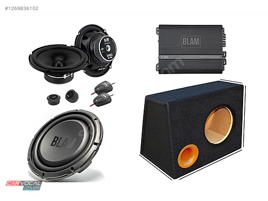 Paket Ses Sistemi / Blam OM160ES Kompenant P704 Amfi 25 cm Slim