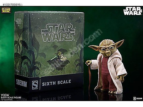 Movies & TV Series / hot toys sideshow 1/6 yoda figur on