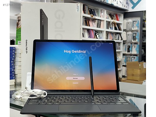 Resim Samsung Tab S9 Plus X810 İkinci El TR | 256 GB | Siyah İkinci El S9 PLUS 12/256 GB HATASIZ 9 AY GARANTİ + ORJİNAL KLAVYELİ KILIF