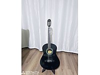 SİYAH KLASİK GİTAR (STAND+PENA HEDİYE)