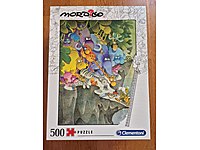 2 adet 500 Parça Clementoni Puzzle