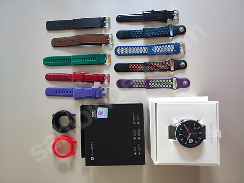 Xiaomi Amazfit GTR 47mm+ 10 kordon +2 şarj + 2 cover