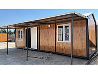 3x7 21 m'2 ''BEŞİK ÇATILI'' iki ODA WC DUŞ MUTFAK FUL KONTEYNER #1278837904