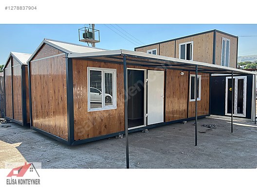 3x7 21 m'2 ''BEŞİK ÇATILI'' iki ODA WC DUŞ MUTFAK FUL KONTEYNER - Sanayi Makineleri ve endüstri ekipmanları sahibinden.com'da