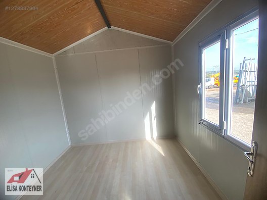 3x7 21 m'2 ''BEŞİK ÇATILI'' iki ODA WC DUŞ MUTFAK FUL KONTEYNER - Sanayi Makineleri ve endüstri ekipmanları sahibinden.com'da