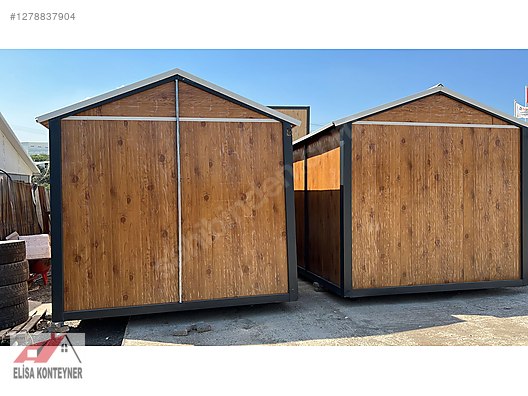 3x7 21 m'2 ''BEŞİK ÇATILI'' iki ODA WC DUŞ MUTFAK FUL KONTEYNER - Sanayi Makineleri ve endüstri ekipmanları sahibinden.com'da