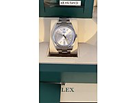 Rolex Oyster Perpetual 41 mm 2023 Sertifikalı Silver #1282838074