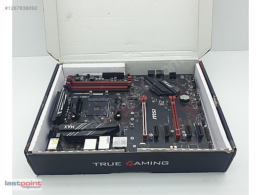 MSI B450 Gaming Plus Max AMD AM4 DDR4 ATX Anakart sahibinden.comda