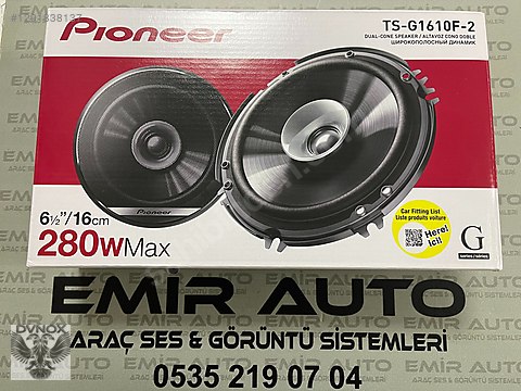 PIONEER TS-G1610F-2 280 WATT 16 CM OTO HOPARLÖR - 1291838137