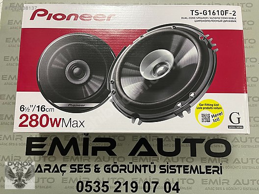 PIONEER TS-G1610F-2 280 WATT 16 CM OTO HOPARLÖR - 1291838137