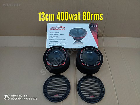 Hoparlor Midrange Sifir Audiomax 13cm 400wat 80rms Midrange Kampanya Son Fiyat Sahibinden Comda 847838181