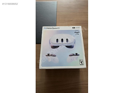 meta quest 3 512gb Yurtdışından aldım. Sıfır açılmamış kutudur
