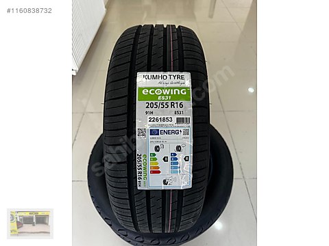KUMHO 205/55/R16 91H ECOWING ES31 sahibinden.comda - 1160838732
