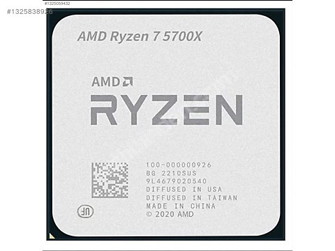 AMD RYZEN 7 5700X İŞLEMCİ sahibinden.comda - 1325838926