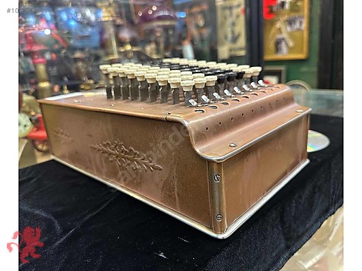 ANTİKA Amerikan Hesap makinası Comptometer - Model F 1918 yılı ...
