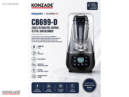 ÖZTİRYAKİLER CB699-D SESSİZ BAR BLENDER - Bar, Kafe & Restoran