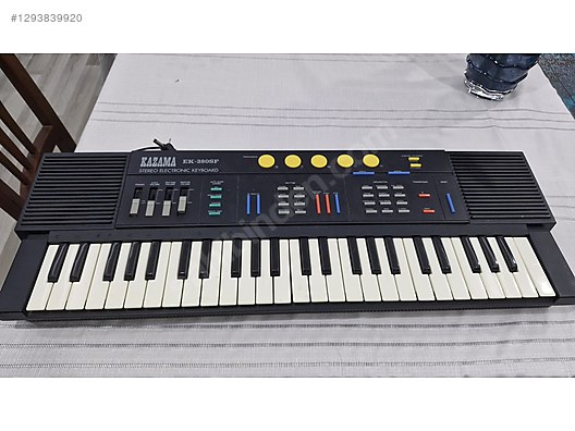KAZAMA EK-380SF STERIO ELECTRONIC KEYBOARD ORG on sahibinden.com