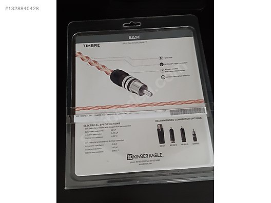 Kimber Kable Timbre ULTRATIKE RCA Cable 1.5m on sahibinden.com