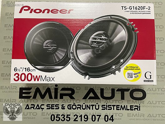 PIONEER TS-G1620F-2 300 WATT 16 CM OTO HOPARLÖR - 1291840618