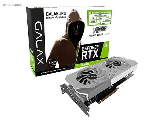 めぐ　GALAX GEFORCE RTX3060 完動中古 Sıfıra yakın GALAX GALAKURO RTX 3060 Tİ WHİTE sahibinden.comda