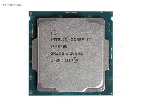 intel i7 8700 işlemci. 4.60 ghz turbo. 6C/12T. Son fiyat