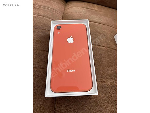 apple iphone xr iphone xr coral 64 gb kutulu at sahibinden com 941841387