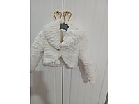 kız bebek kürk abiye sıfır gibi