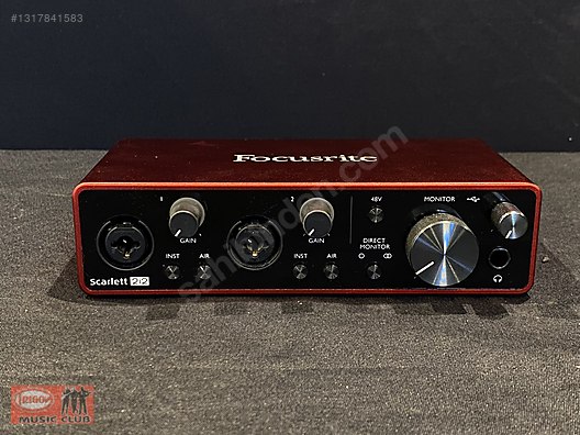 Focusrite Scarlett 2i2 Gen 3 USB 2 Preamp Ses Kartı sahibinden
