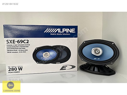 Alpine SXE 69C2 6x9 (15x23cm) Koaksiyel 2-Yollu Hoparlör - 1261841632