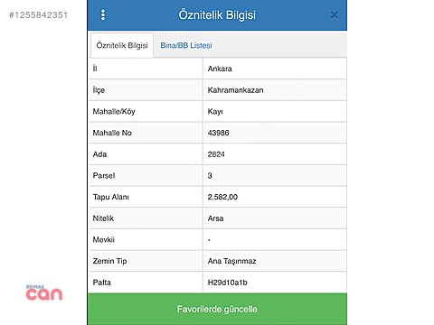 ANKARA K.KAZAN KAYI MAHALLESİNDE VİLLA YAPIMINA UYGUN ARSA