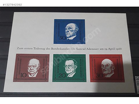 ビセンテニアル記念 2枚セット1789-1989 Foreign / 1971-89 ALMANYA DAMGASIZ MNH 11 BLOK TAM SERİ KAT DEĞERİ
