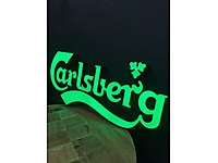 led ışıklı tabela carlsberg led ışıklı tabela