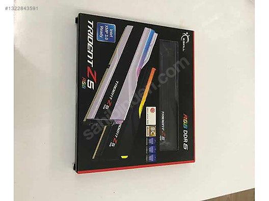 Yarı Fiyatına! GSKILL 48GB (2x24GB) TRIDENT Z5 DDR5 7200MHz CL36