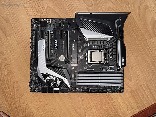 i7 9700K + MSI Z390 Gaming Pro Carbon SET TEMİZ SORUNSUZ on