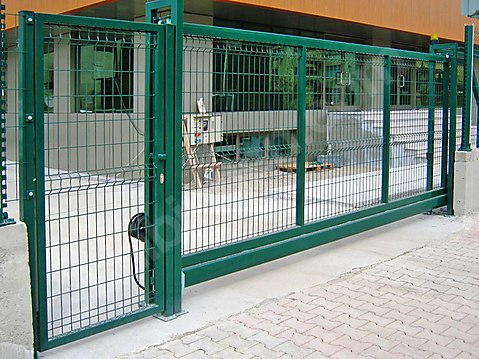 Panel Çit Site Giriş Kapısı