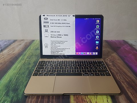 ②Apple MacBook A1534 本体 130184468512o.jpg