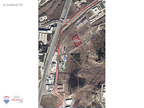ÇORUM GALERİCİLER SİTESİ ANKARA YOLU TİCARİ 4815 M2 SATILIK ARSA