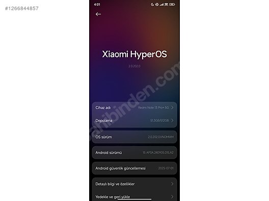 Used & Brand New Items / Cell Phones & Accessories / Cell Phones / Xiaomi / Redmi Note 13 Pro Plus