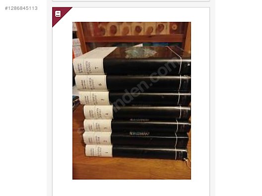 İkinci El ve Sıfır Alışveriş / Kitap, Dergi & Film / Kaynak & Bilgi Kitapları / Ansiklopedi