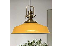 Vintage antika tavan lambası metal #1277845122