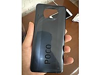 Poco x3 nfc gri arka kapak