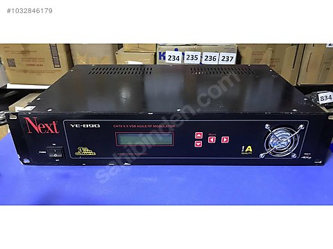 A402) Next YE-890 Tek Yan Band VSB 8 Kanal Rack Tipi Modülatör
