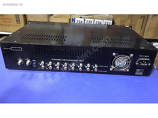 A402) Next YE-890 Tek Yan Band VSB 8 Kanal Rack Tipi Modülatör