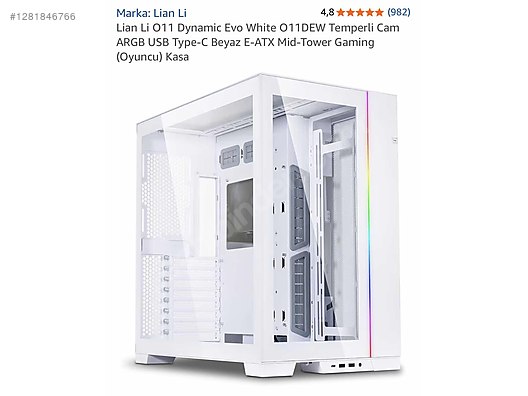 İkinci El ve Sıfır Alışveriş / Bilgisayar / Masaüstü / Donanım / Kasa