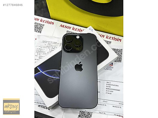 Resim Apple iPhone 16 Pro İkinci El TR | 512 GB | Siyah 